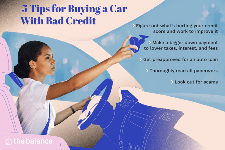 What Are The Best Tips For Buying A Car With Bad Credit?